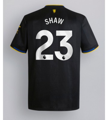 Manchester United Luke Shaw #23 Tredjetrøje 2025-26 Kortærmet